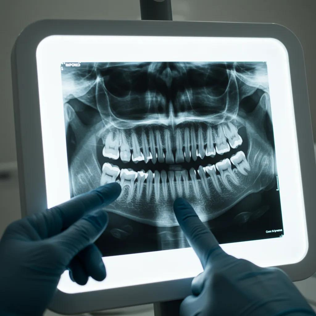 image of dental x-ray showing all of the teeth